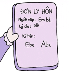 a person is holding a piece of paper that says don ly hon on it
