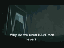 On Contingency Plans GIF - Emperors New Groove Why Lever GIFs
