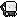 a black and white pixel art drawing of a sheep with a beard .