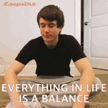 Everything In Life Is A Balance Alec Benjamin GIF - Everything In Life Is A Balance Alec Benjamin Esquire GIFs