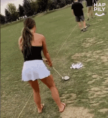 Golf Happily GIF - Golf Happily Swing GIFs