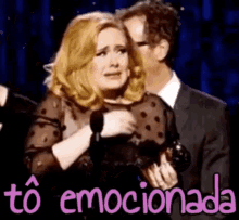 Adele / Emocionada / Me Emocionei / GIF - Adele Emotional Crying GIFs