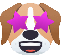 Stardom Dog Sticker - Stardom Dog Joypixels Stickers
