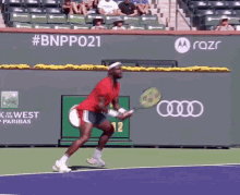 Frances Tiafoe Tumble GIF - Frances Tiafoe Tumble Oops GIFs