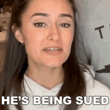 Hes Being Sued Ashleigh Ruggles Stanley GIF - Hes Being Sued Ashleigh Ruggles Stanley The Law Says What GIFs