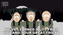 Weve Learned A Lot From You And Your Great Friend Chief Elder GIF - Weve Learned A Lot From You And Your Great Friend Chief Elder Elder Harris GIFs