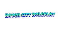 a logo for haven city roleplay is displayed on a white background