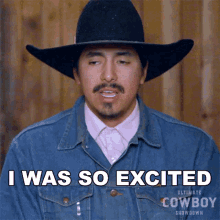I Was So Excited Stephen Yellowtail GIF - I Was So Excited Stephen Yellowtail Ultimate Cowboy Showdown GIFs