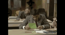 Mr. Bean GIF - Mr Bean Exam Test GIFs
