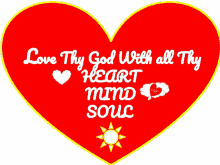 love lord love thy god all thy heart all thy mind all thy soul