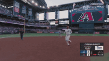 a baseball game is being played at progressive stadium