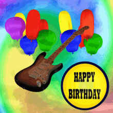 Happy Birthday Musical Birthday GIF - Happy Birthday Musical Birthday Rock Birthday GIFs