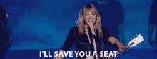 Ill Save You A Seat Taylor Swift GIF - Ill Save You A Seat Taylor Swift City Of Lover GIFs