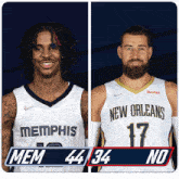Memphis Grizzlies (44) Vs. New Orleans Pelicans (34) First-second Period Break GIF - Nba Basketball Nba 2021 GIFs