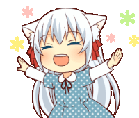 Joyful Anime Sticker - Joyful Anime Cat Stickers