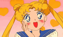 Sailor Moon Blush GIF - Sailor Moon Blush Happy GIFs
