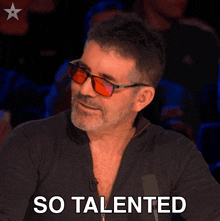 So Talented Simon Cowell GIF - So Talented Simon Cowell Britain'S Got Talent GIFs