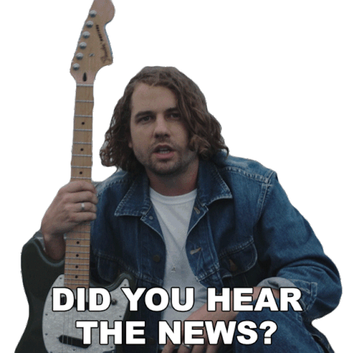 Did You Hear The News Kevin Morby Sticker - Did You Hear The News Kevin Morby Campfire Song Stickers