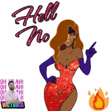 Hell No Vickie GIF - Hell No Vickie Victoria GIFs