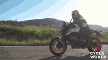 riding cycle world motorcycle motorcyclist ktm890duke r