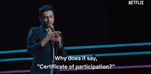 Why Does It Say Certificate Of Participation Kenny Sebastian GIF
