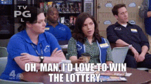 Superstore Marcus GIF - Superstore Marcus Oh Man Id Love To Win The Lottery GIFs