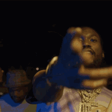Finger Guns Meek Mill GIF - Finger Guns Meek Mill Angels Song GIFs