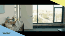 an ad for freelancers anonymous shows a dog laying on the floor
