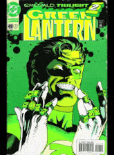 a comic book cover for emerald twilight green lantern 2