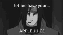 Orochimaru Lick GIF - Orochimaru Lick Apple Juice GIFs