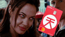 Angelina Jolie Credit Card GIF