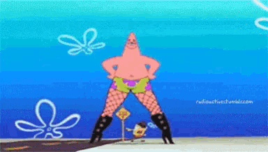 Patrick Spongebob GIF - Patrick Spongebob Fishnet - Discover & Share GIFs