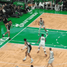 Neemias Queta Dunk GIF - Neemias Queta Dunk Boston Celtics GIFs