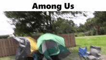 among us vlog creations youtube camping suspect