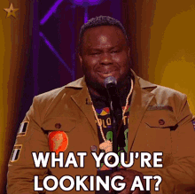 What Are You Looking At Bgt GIF - What Are You Looking At Bgt Britains Got Talent GIFs