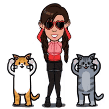 Dancing With Cats Girl Dancing GIF - Dancing With Cats Girl Dancing Vickie GIFs