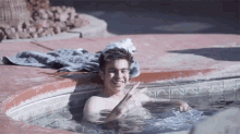 Peace Spacestation Gaming GIF - Peace Spacestation Gaming Chilling In The Hot Tub GIFs
