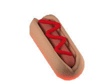 Hotdog Hotdog Sandwich Sticker