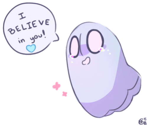 I Believe In You Ghost Sticker - I Believe In You Ghost Floating Stickers