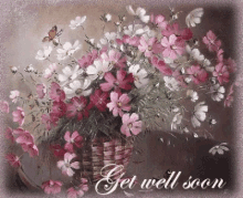 Get Well Soon Flowers GIF