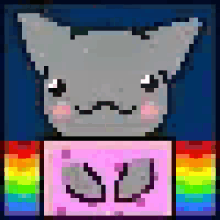 Nyan Cat Cat GIF - Nyan Cat Cat Lick GIFs
