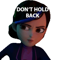 Dont Hold Back Claire Nunez Sticker - Dont Hold Back Claire Nunez Trollhunters Tales Of Arcadia Stickers