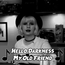 Hello Darkness Hello Darkness My Old Friend GIF - Hello Darkness Hello Darkness My Old Friend My Feelings GIFs