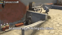 legally blind csgo video game i cannot see omg