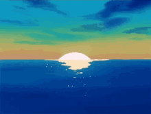 Anime Sunset GIF - Anime Sunset Sun GIFs