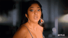 Shocked Devi Vishwakumar GIF - Shocked Devi Vishwakumar Never Have I Ever GIFs