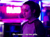 The Last Of Us Ellie Williams GIF - The Last Of Us Ellie Williams Oh I Mean I Do Like Gifts GIFs
