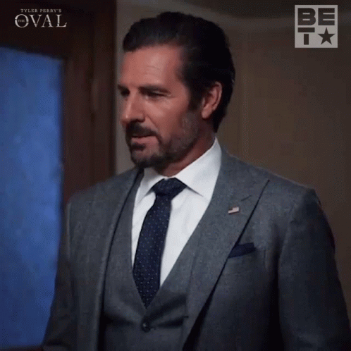a man in a suit says " i came to see you "