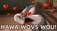 Bugs Bunny Hawa Vows Wou GIF - Bugs Bunny Hawa Vows Wou Favorites GIFs