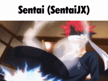 a picture of a person with the words sentai ( sentaijx ) above them